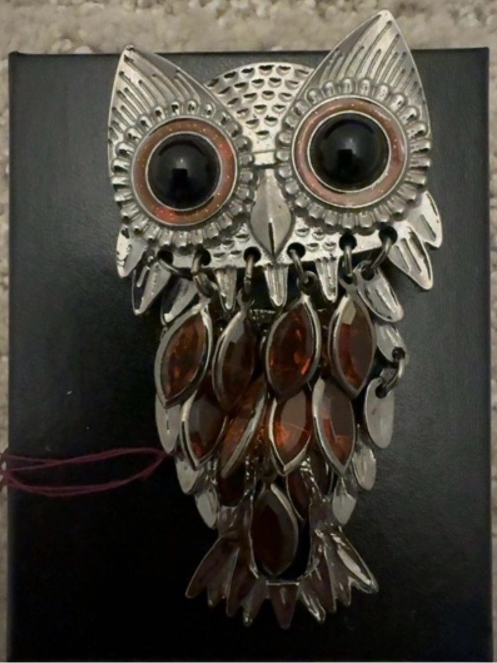 Owl Statement Brooch or Pendant